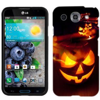 LG Optimus G PRO Flying Jack o Lantern Phone Case Cover Cell Phones & Accessories