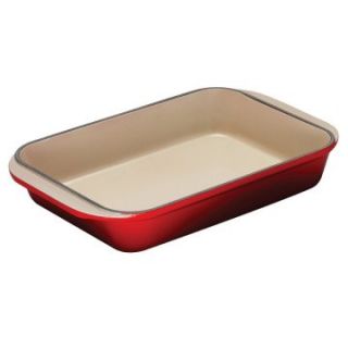 Le Creuset 8 x 11.75 in. Small Roaster   Cherry   Roasting Pans
