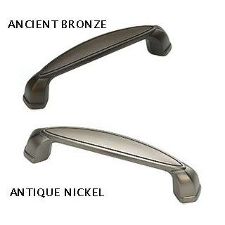Schaub And Company 845 1AN AN Antique Nickel Cabinet Hardware 96MM C/C Cabinet Pull   Cabinet And Furniture Pulls  