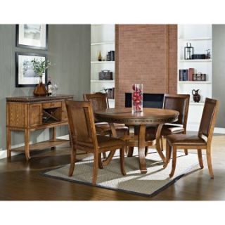 Steve Silver Ashbrook Round Dining Table   Oak   Dining Tables