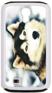 Rikki KnightTM Siberian Husky on Beach White Tough It Case Cover for Galaxy S4 4 & 4s (Double Layer case with Silicone Protection) Cell Phones & Accessories