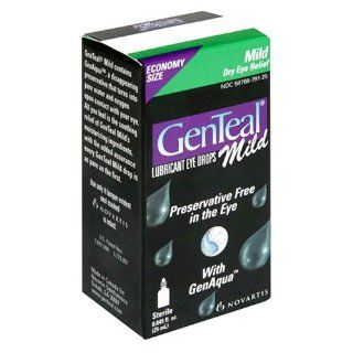 GenTeal Lubricant Eye Drops, Mild Dry Eye Relief, Economy Size, 0.845 Ounce Bottles Health & Personal Care