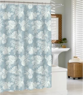 Kassatex Shells Shower Curtain   Shower Curtains