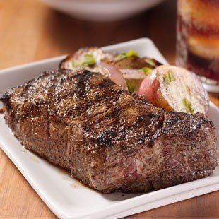 Boneless New York Strip Steak 12oz   2  Beef Steaks  Grocery & Gourmet Food