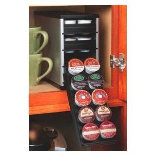 Youcopia Coffee Stack 40 K Cup Rack Black Silver   Newest version Kitchen & Dining
