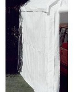 King Canopy White Side Wall Kit with Flaps 10' x 20'   Canopy Accessories