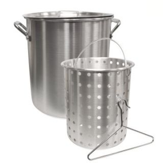 Camp Chef Aluminum Pot And Basket   Cookware