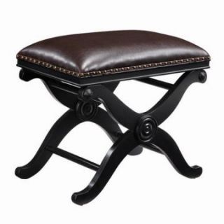 Charles Brown Faux Leather Upholstered Bench   Bedroom Benches