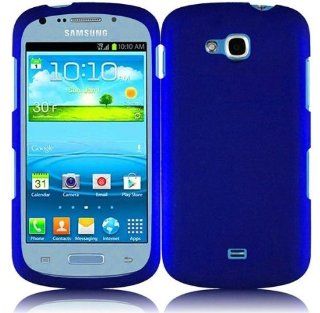 Bundle Accessory for US Cellular Samsung Galaxy Axiom R830   Blue Hard Case Protector Cover + Lf Stylus Pen + Lf Screen Wiper Cell Phones & Accessories
