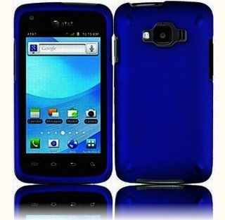 Blue Hard Case Cover for Samsung Rugby Smart i847 Cell Phones & Accessories
