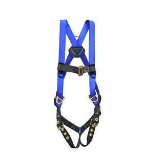Elk River 48353 Construction Plus Polyester/Nylon 3 D Ring Harness with Tongue buckles, Fits Small to X Large Fall Arrest Safety Harnesses
