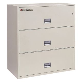 SentrySafe L3010 Insulated 3 Drawer Lateral Filing Cabinet   30 Inch   File Cabinets