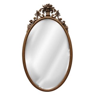 Hickory Manor House Oval Flower Basket Mirror   22W x 40H in.   Wall Mirrors