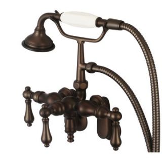 Water Creation Vintage Classic F6 0018 Wall Mount Tub Faucet with Hand Shower   Bathtub Faucets