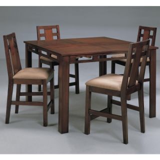 Somerton Dwelling Enchantment 5 piece Counter Height Table Set   Dining Table Sets