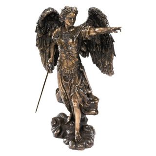 Design Toscano 13.5 in. Uriel The Archangel Sculpture   Sculptures & Figurines