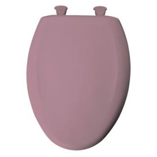 Bemis B1200SLOWT303 Elongated Closed Front Slow Close Lift Off Toilet Seat in Dusty Rose   Toilet Seats