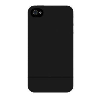 Ozaki iCoat IC849 BK Wardrobe+ Soft Touch Slim Case for iPhone 4/4S   1 Pack   Retail Packaging   Black Cell Phones & Accessories