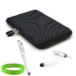 Samsung Galaxy Tab 7.0 Inch Case Black Made of Durable Double Woven Nylon for the Newest Samsung Galaxy Tab 7.0 Plus 16 GB Tablet (SPH P100, SCH I800, GT P1010/W16, SGH T849, SCH I987, GT P6210) + Vangoddy Samsung Galaxy Tab 7.0 Stylus 3in 1 HD Tablet Styl