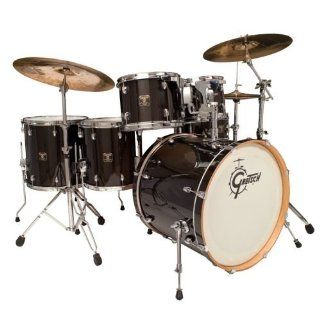Gretsch CMT E826P Catalina Maple Six Piece Euro Drum Kit   Transparent Ebony Musical Instruments