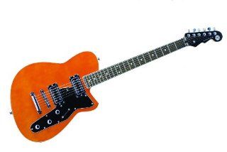 Reverend Guitars Flatroc Electric Guitar (Orange) Musical Instruments