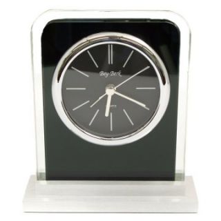 Bey Berk International "Lachin", Alarm Clock, Glass,   Tarnish Proof   Alarm Clocks