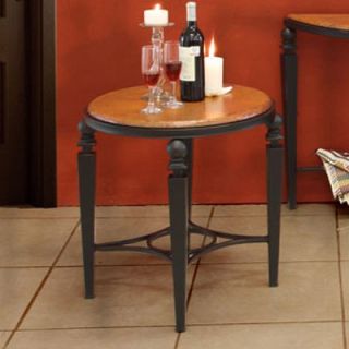 Artisan Tribecca Round Copper End Table   End Tables