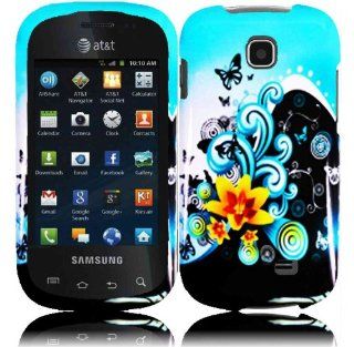Yellow Lily Design Hard Case Cover for Samsung Galaxy Appeal i827 Cell Phones & Accessories