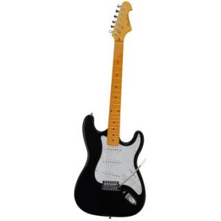 Spectrum Custom Pro Black & White Electric Guitar   Kids Musical Instruments