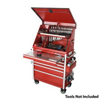 Montezuma PR3606MZC Crossover Roller Tool box Red   Toolboxes  