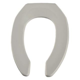 Bemis B1955CT346 Elongated Open Front Less Cover STA Toilet Seat in Biscuit   Toilet Seats