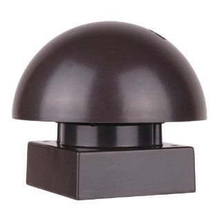 Thomas & Betts K852BR Red Dot Sitelight Post Top Light With Metal Back Plate And Mounting Hardware, Bronze Finish   Outdoor Post Light Accessories  