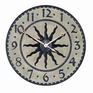 Carriage House Outdoor 22.5 Inch Wall Clock by Ridgeway   Outdoor Clocks