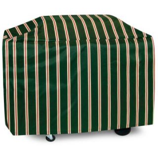 Two Dogs Designs Green Stripes Grill Cover   Grill Accessories