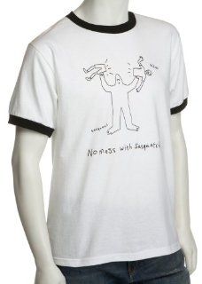 Jack Link's Apparel White Messin with Sasquatch, 2X Large T Shirt Grocery & Gourmet Food