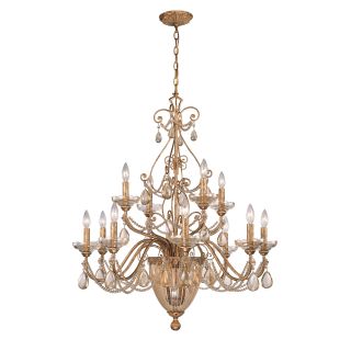 Crystorama Tuscany Chandelier   33.5W in. Etruscan Gold   Chandeliers