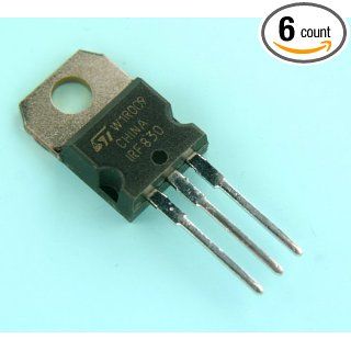 6pcs IRF830 ST Microelectronics MOSFET N Channel 500V 4.5A TO 220 Mosfet Transistors