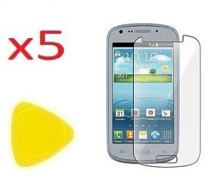 5x Samsung Galaxy Axiom SCH R830 / Galaxy Admire 2 SCH R830C Screen Protector CLEAR PRE CUT No Cutting Require Perfect Fit + Yellow Pry Tool Cell Phones & Accessories
