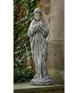 Campania International Garden Madonna Cast Stone Garden Statue   Garden Statues