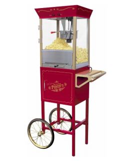 Nostalgia Electrics CCP 600 Vintage Collection Movie Time Popcorn Cart   Popcorn Makers
