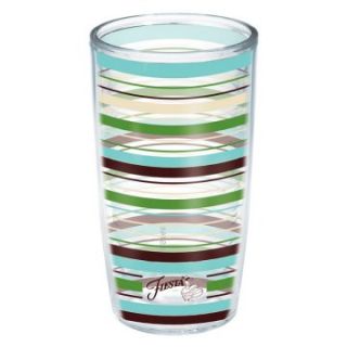 Tervis Fiesta Tumbler Cool Blue Stripes 16 oz.   Set of 4   Outdoor Drinkware