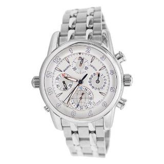 Maurice Lacroix Masterpiece Chrono Globe MP6398 SS002 831 43mm Automatic Silver Steel Bracelet & Case Anti Reflective Sapphire Men's Watch Watches