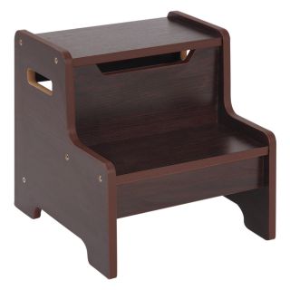 Guidecraft Expressions Espresso Step Stool   Specialty Chairs