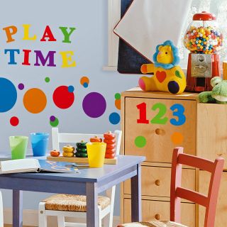 Numbers Primary Peel & Stick Appliques   Wall Decals