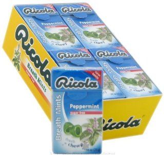 RICOLA Breath Mints Peppermint 25 GM Health & Personal Care