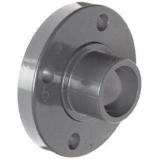 Spears 856 Series PVC Pipe Fitting, Van Stone Flange, Class 150, Schedule 80, 1 1/4" Spigot Industrial Pipe Fittings
