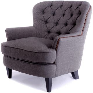 Tafton Club Chair   Grey   Club Chairs