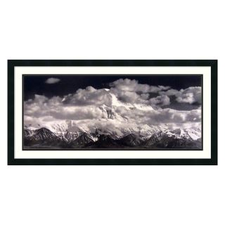 Mount McKinley Range, Clouds, Alaska, 1948 Framed Wall Art by Ansel Adams   38.75W x 19.38H in.   Photography