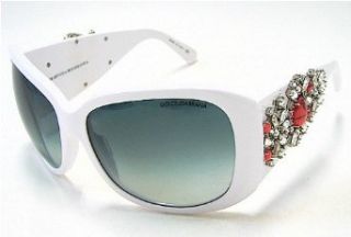 DOLCE & GABBANA DG 4042 G Sunglasses 857/8G White Shades Limited Edition Clothing