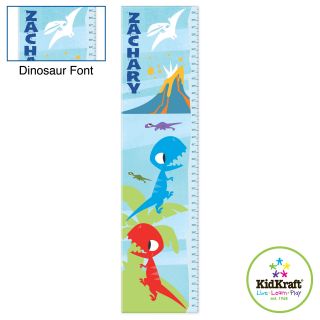 KidKraft Personalized Dinosaur Growth Chart   Kids and Nursery Wall Art